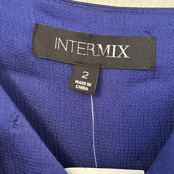 Intermix Blue Shannon mini dress - Picture 2 of 3